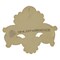 Ekena Millwork 7 3/8"W x 6 1/2"H x 1 3/8"P Benson Center Flourish Onlay ONL07X06X01BE - alternate 3